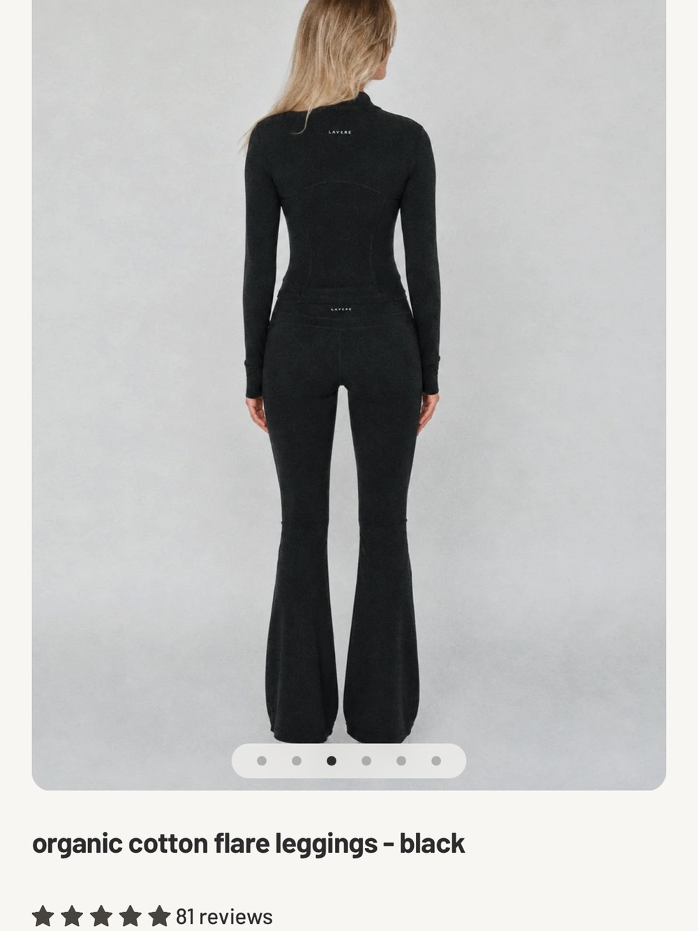 Layere flares xs black